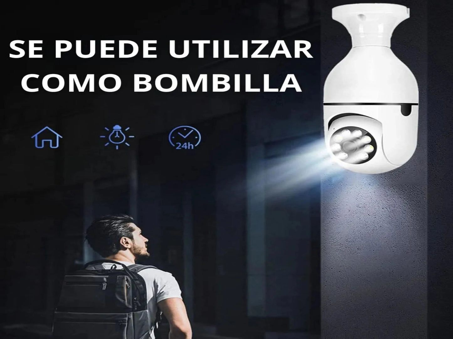 CÁMARA DE SEGURIDAD BOMBILLO