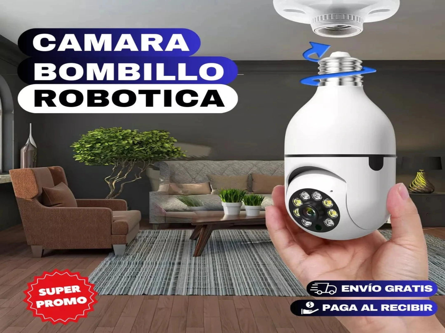 CÁMARA DE SEGURIDAD BOMBILLO