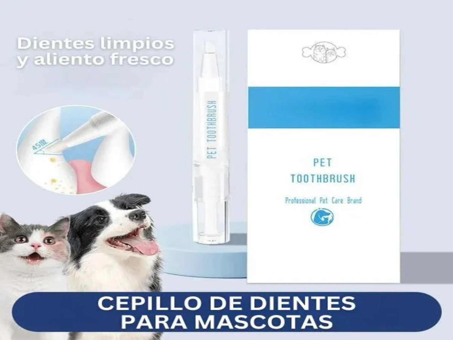 CEPILLO DE DIENTES PARA MASCOTAS