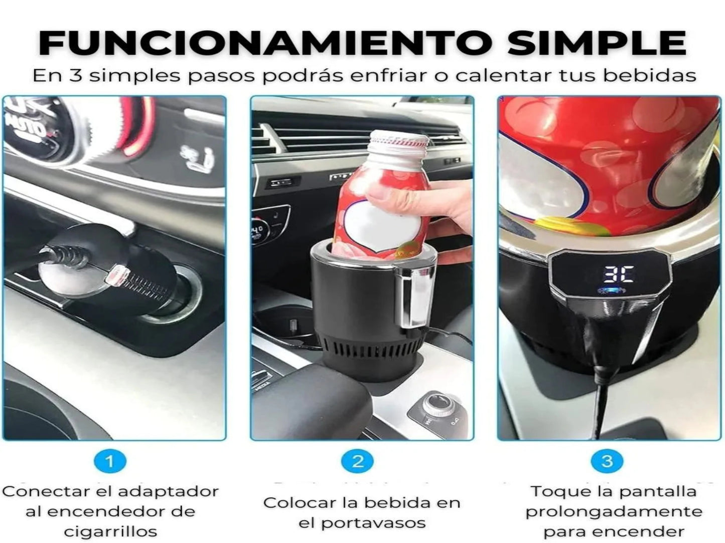 PORTAVASOS INTELIGENTE PARA CARRO