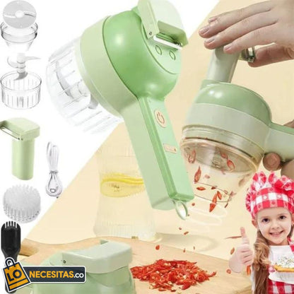 VEGETABLE CUTTER  & CLEANER 4 IN 1