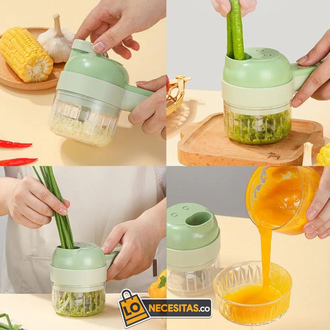 VEGETABLE CUTTER  & CLEANER 4 IN 1